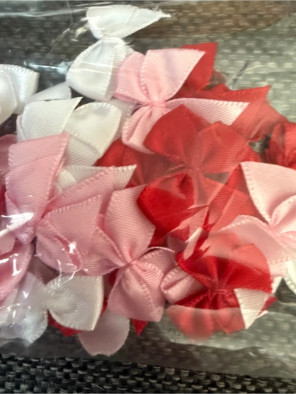 Mini Bows - Red, Pink & White Pack valentines